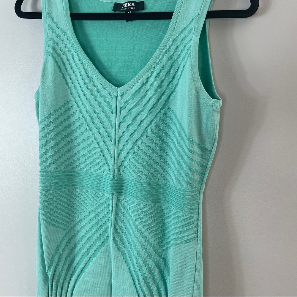 Hera | Mint Bodycon Knit Mini Dress Sz S - Picture 5 of 5